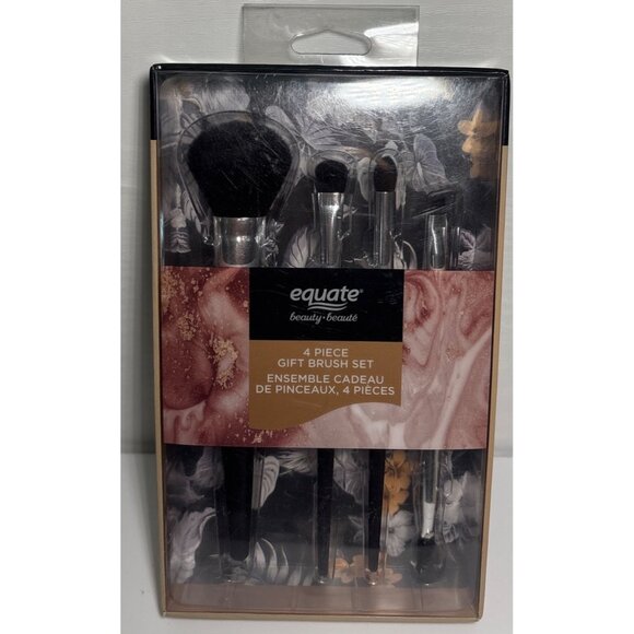 Equate Brush Set 4 Piece Gift Makeup Application - Picture 1 of 5